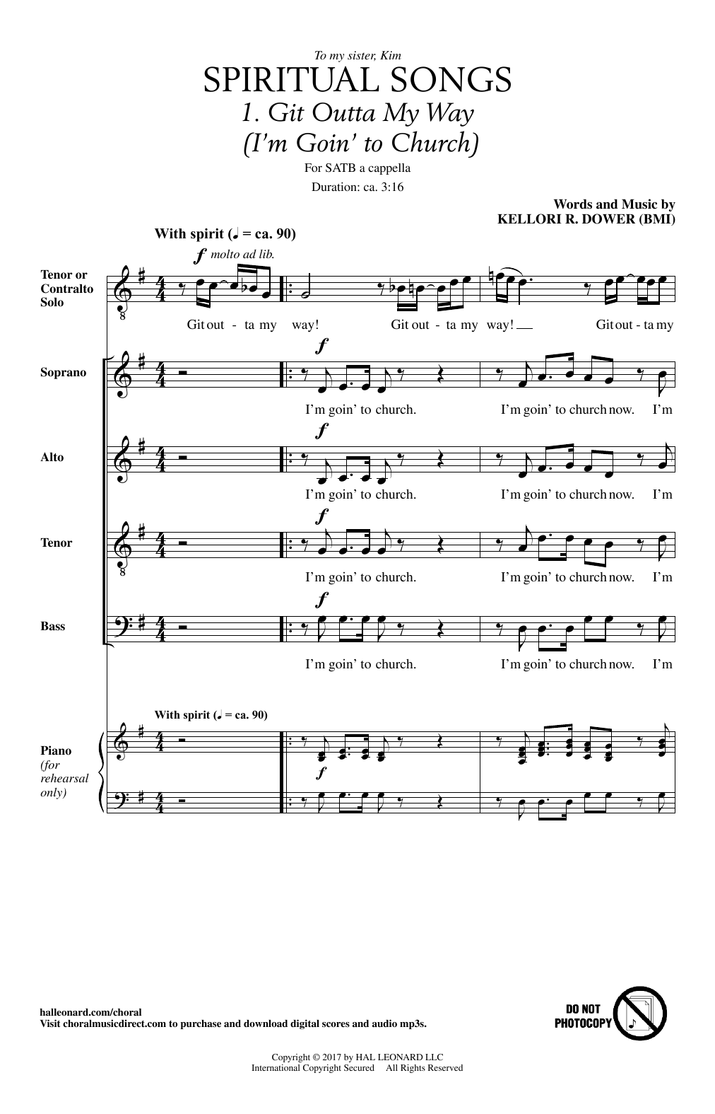 Produktbild zu: Spiritual Songs