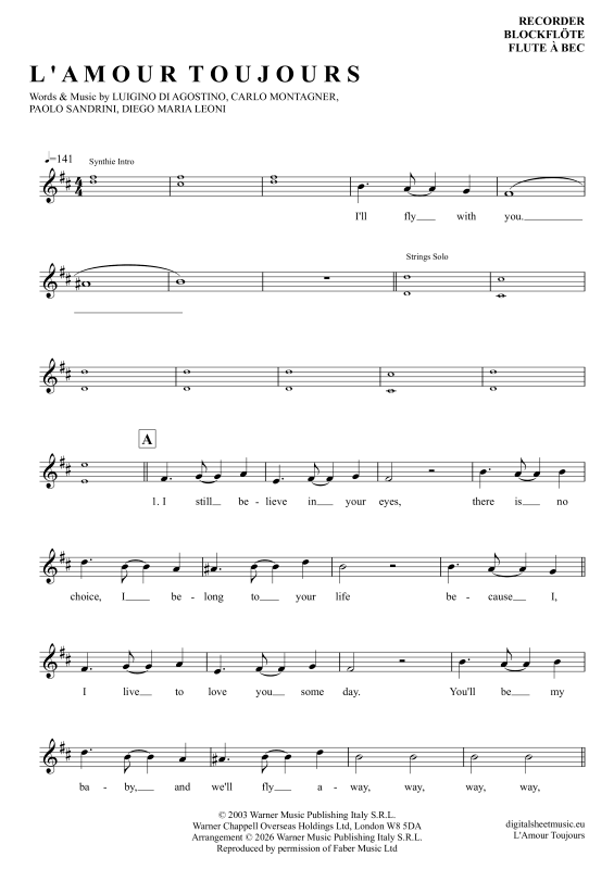 Produktbild zu: L'Amour ToujoursGigi D'Agostino