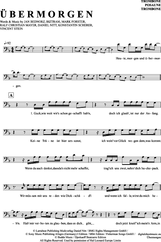 Product picture to: Übermorgen Mark Forster