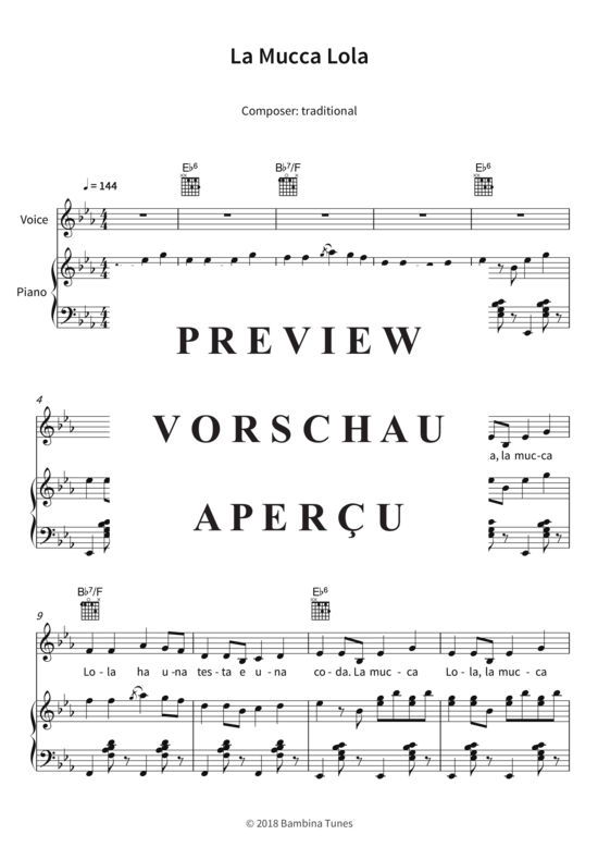 Produktgalerie: Seite 4 von 6 La Mucca Lola, , (Gesang + Klavier, Gitarre)
