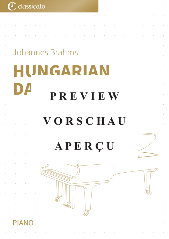 gallery: Hungarian Dance No. 5 (Simplified Version) , ,  (Klavier Solo)