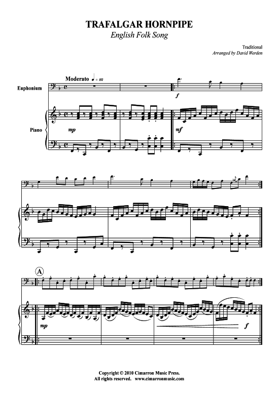 Product picture to: Trafalgar Hornpipe Traditional