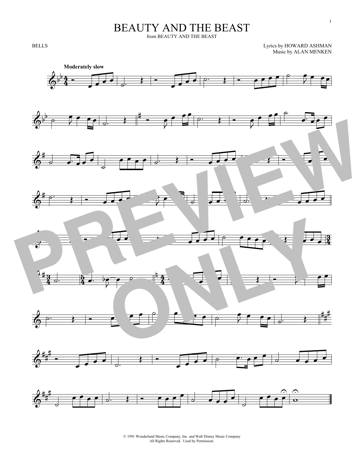 Produktgalerie: Seite 1 von 1 Beauty And The Beast, Alan Menken & Howard Ashman, Percussion