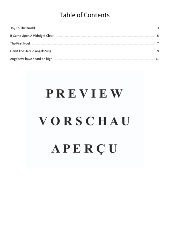 Product gallery: Page 4 of 11 Christmas Songs of Light and Hope, , Piano Solo
