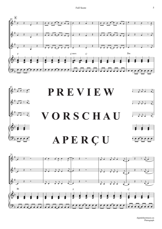 Produktgalerie: Seite 6 von 21 Photograph , Sheeran, Ed, (Trompeten Trio + Klavier)