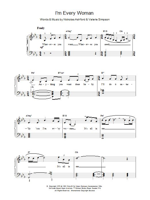 Product picture to:  I'm Every Woman - Whitney Houston