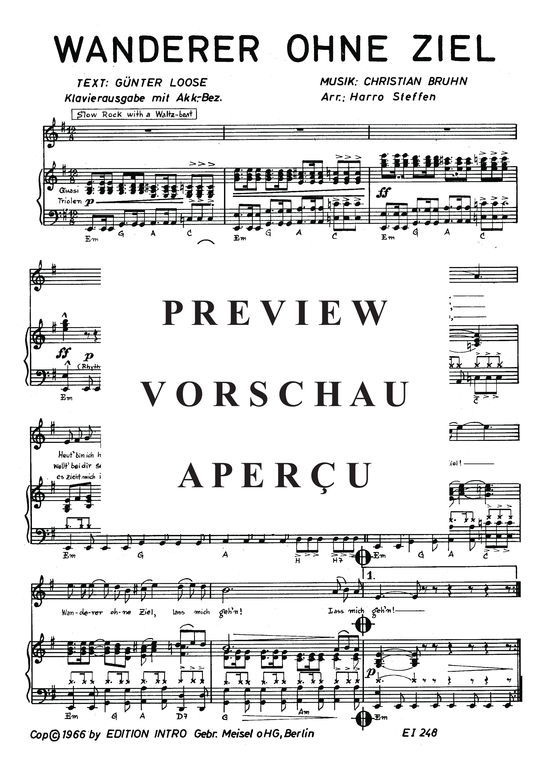 Produktgalerie: Seite 4 von 4 Wanderer ohne Ziel, Tielman-Brothers, Klavier und Gesang