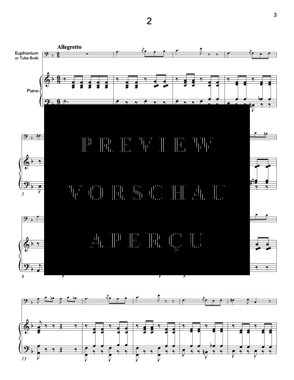 Product gallery: Page 9 of 11 4 Solfeggi, , (euphonium or tuba and piano)
