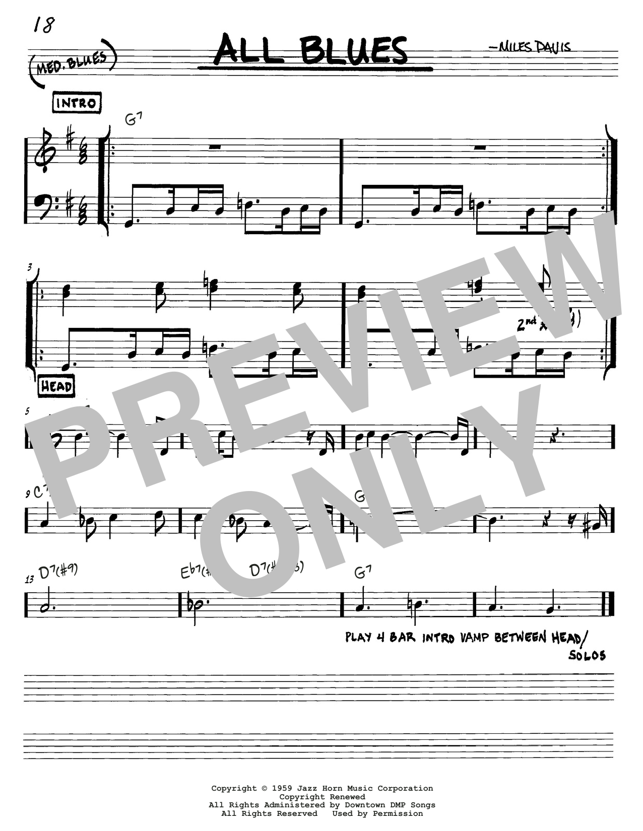 Produktbild zu: All Blues