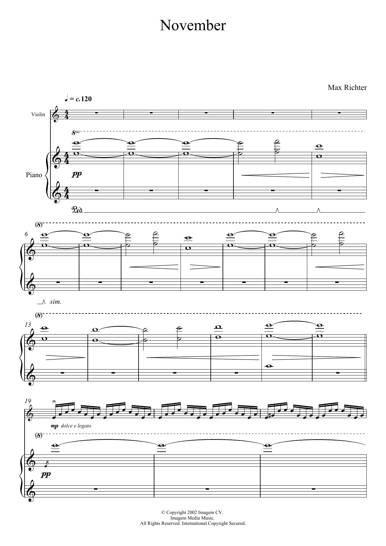 Product gallery: Page 1 of 1 November, Max Richter
