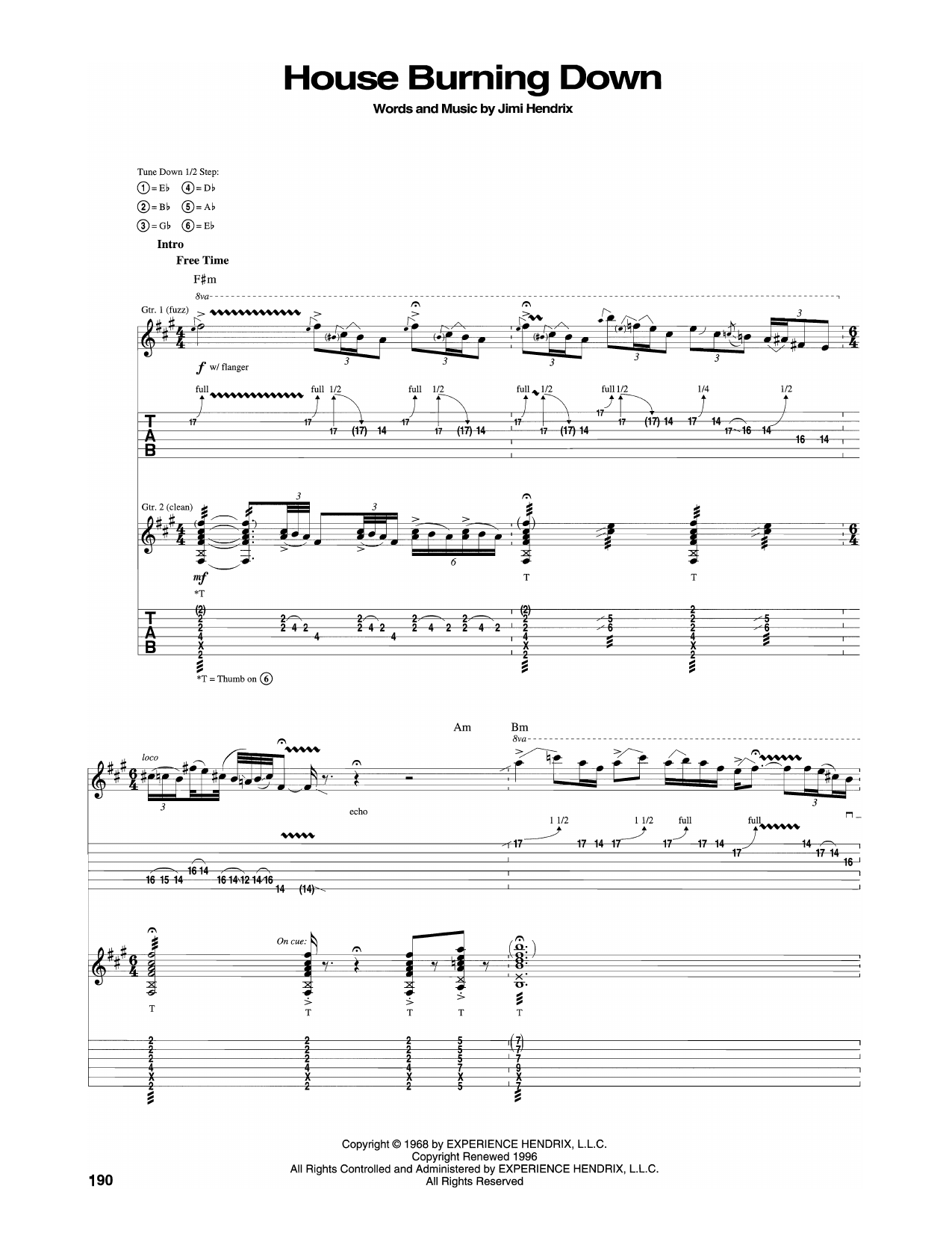 Produktgalerie: Seite 1 von 1 House Burning Down, Jimi Hendrix, Gitarre