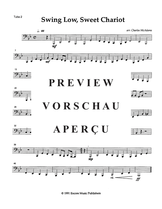 Produktgalerie: Seite 8 von 8 Swing Low, Sweet Chariot , , (Tuba Trio ETT)