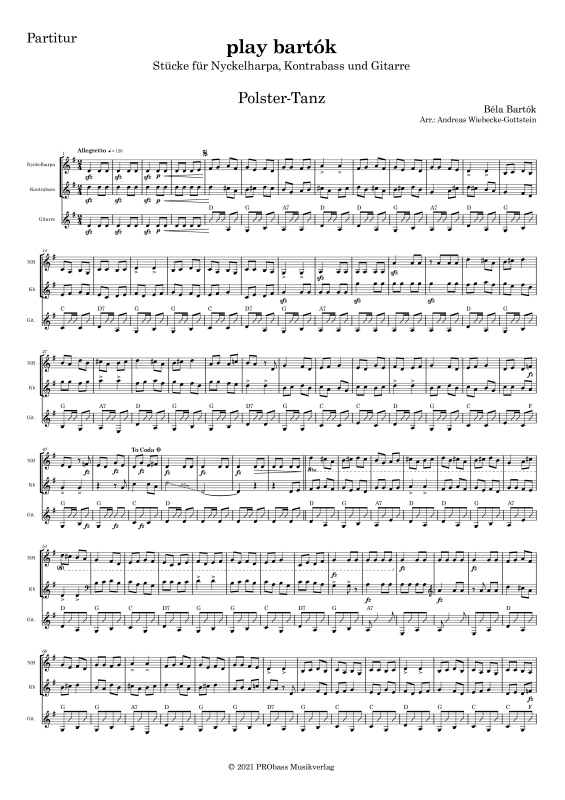 gallery: play bartók, , Nyckelharpa, Kontrabass und Gitarre