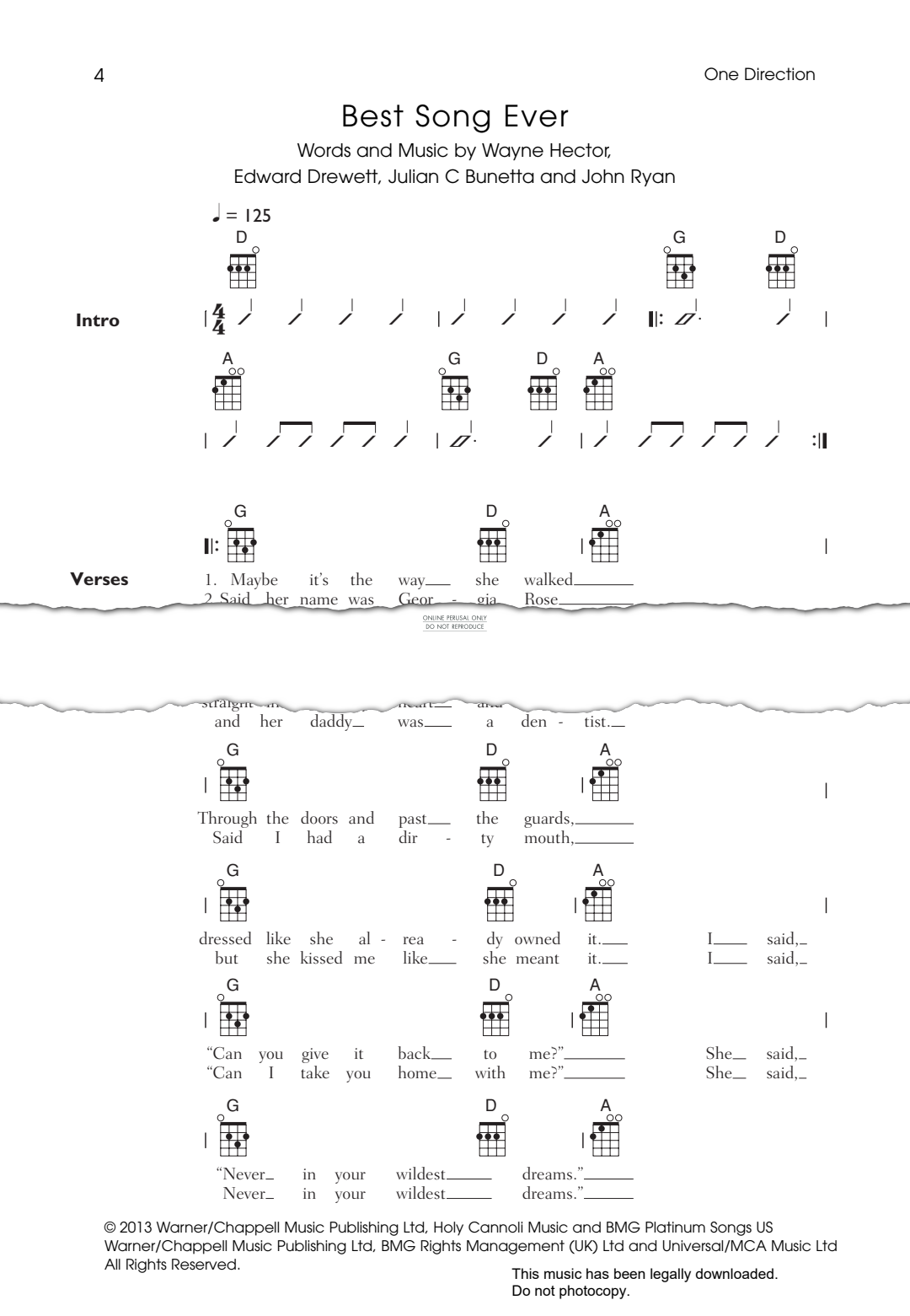 Product gallery: Page 1 of 1 Best Song Ever, One Direction