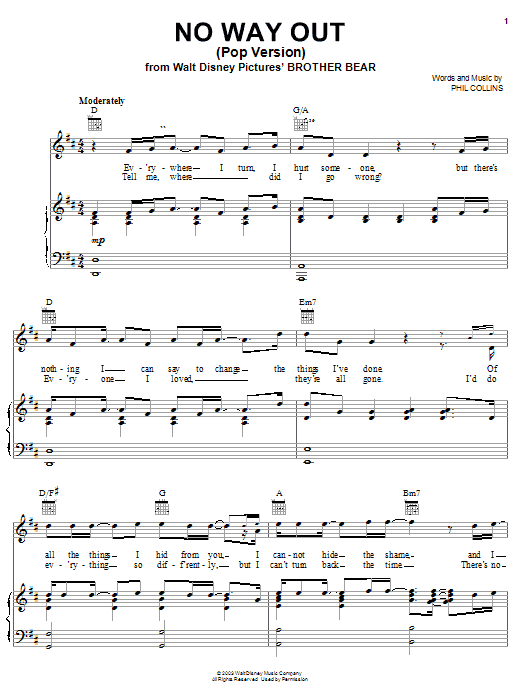 Produktbild zu: No Way Out (Pop Version)
