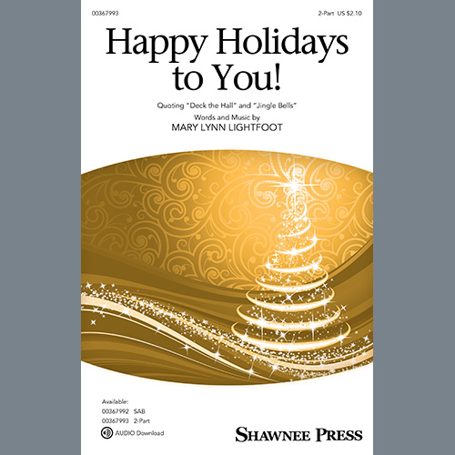 cover: Happy Holidays To You!, Mary Lynn Lightfoot, Chor