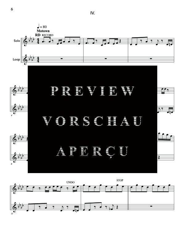 Produktgalerie: Seite 10 von 11 Looping Etudes, , (Melodieinstrument in C / B / Es und Loop Pedal)