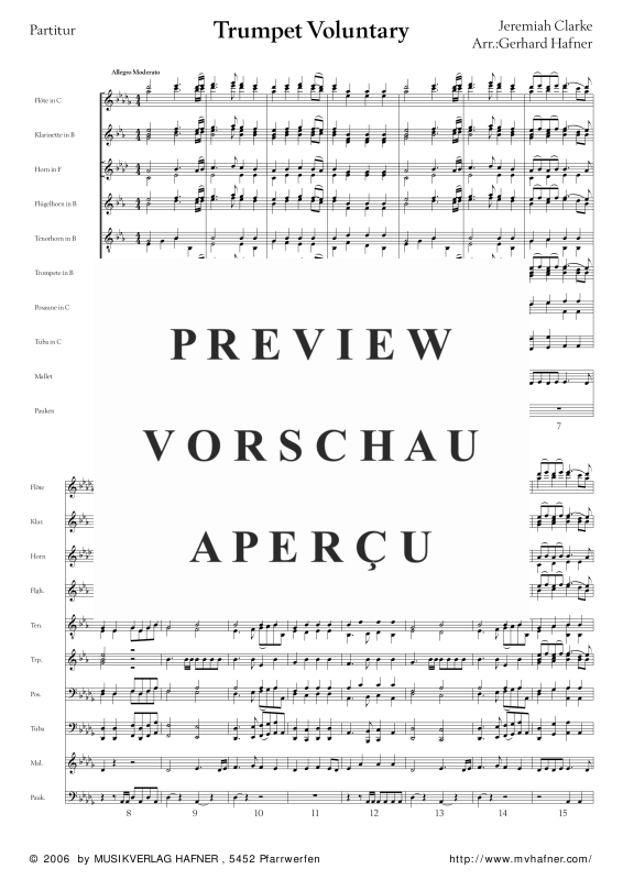 gallery: Trumpet Voluntary, , (Großes Blasorchester)