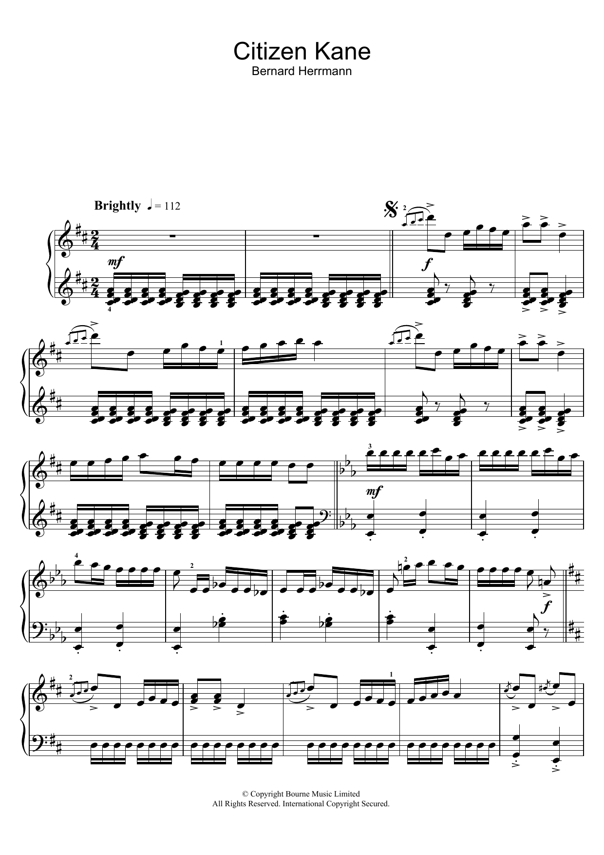 Product picture to: Citizen Kane (Overture)