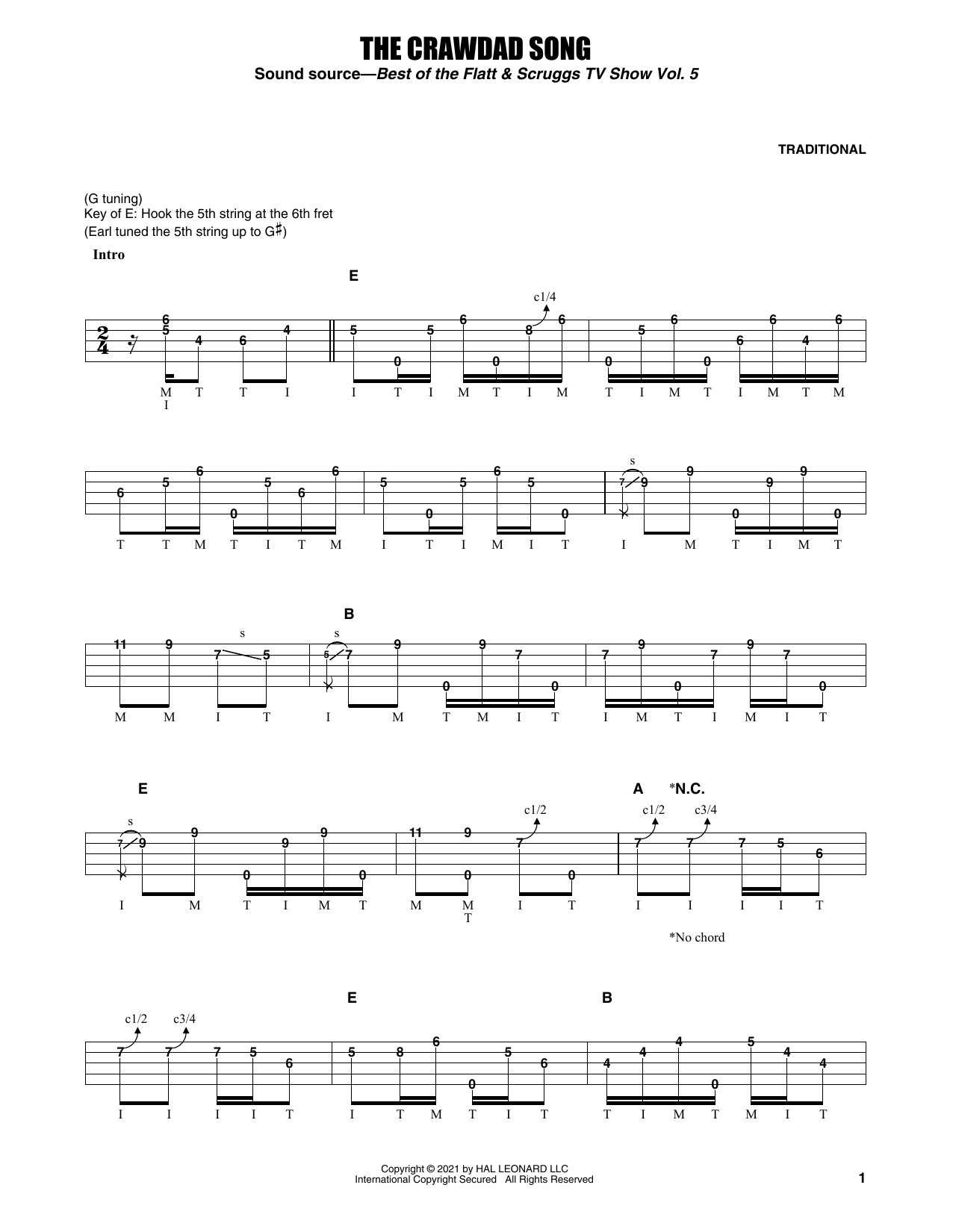 Product gallery: Page 1 of 1 The Crawdad Song, Earl Scruggs