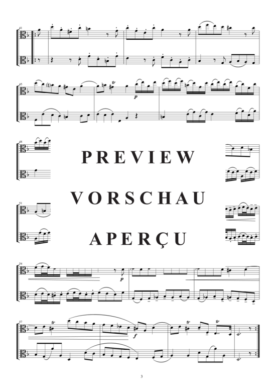 Product gallery: Page 4 of 6 Sonate für zwei Bratschen op.1 Nr.10, , 