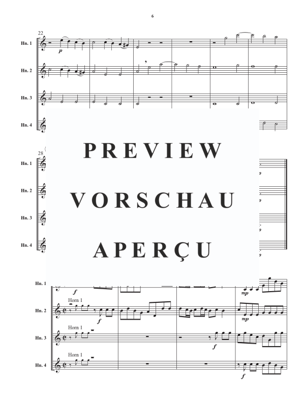 Product gallery: Page 8 of 11 Konzert No. 2 in F-Dur, , Horn Quartet