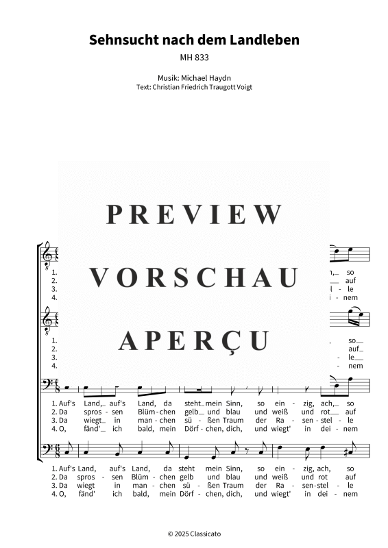 gallery: Sehnsucht nach dem Landleben, , (Männerchor TTBB)