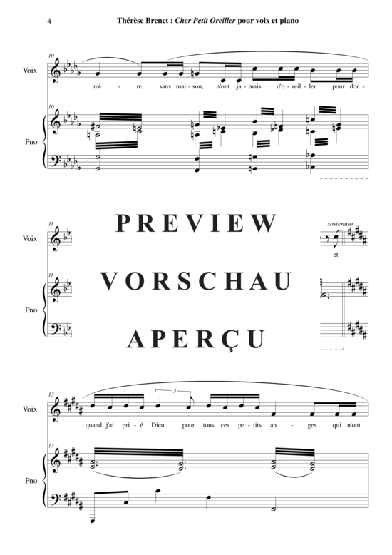 Product gallery: Page 5 of 10 Cher Petit Oreiller , , (voice + piano)
