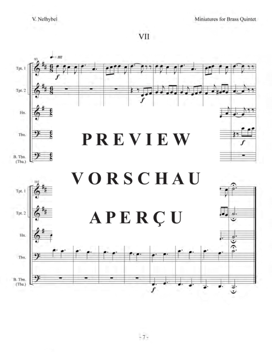 Produktgalerie: Seite 9 von 21 12 Miniatures , , (Blechbläser Quintett)