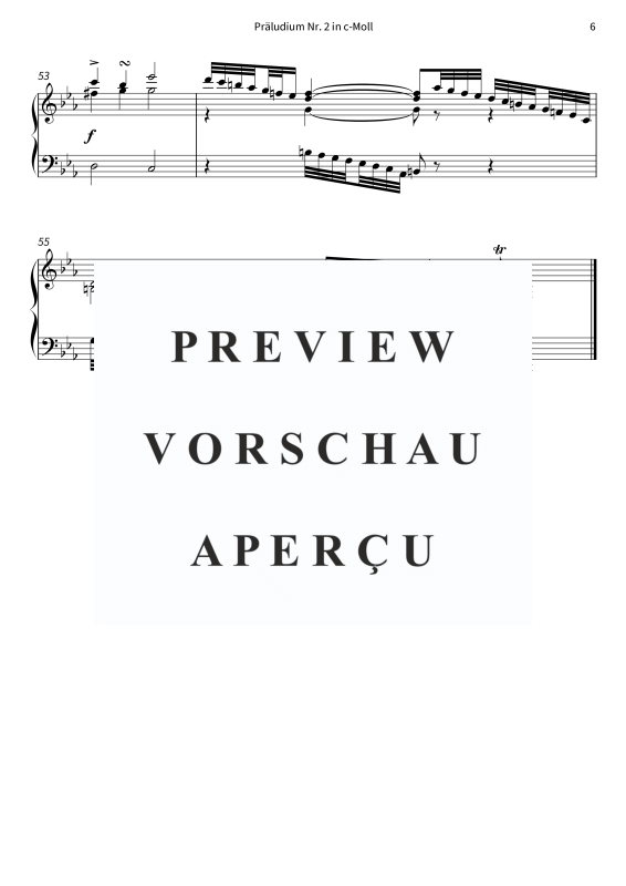 Produktgalerie: Seite 8 von 8 Präludium Nr. 2 in c-Moll, , Klavier Solo