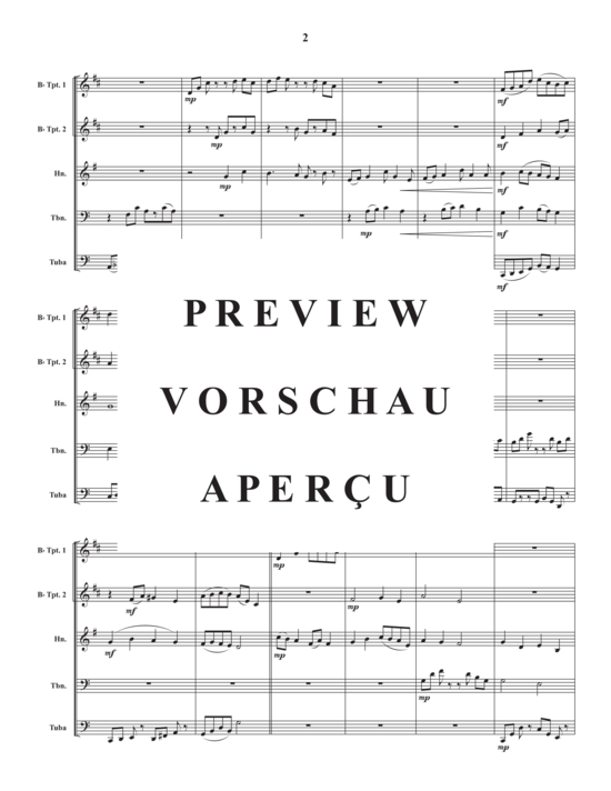 Produktgalerie: Seite 4 von 20 Adventure Suite , , (Blechbläser Quintett)