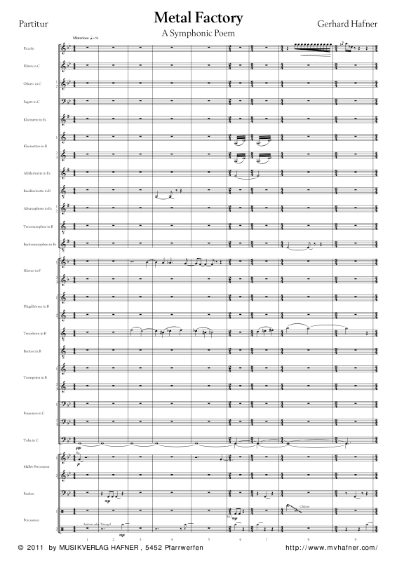 Product gallery: Page 1 of 11 Metal Factory, , (large wind orchestra)