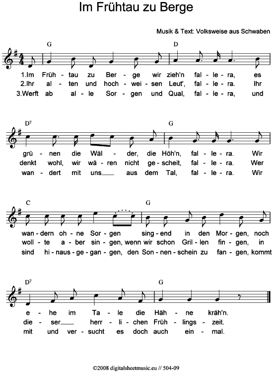 gallery: Im Frühtau zu Berge, , 