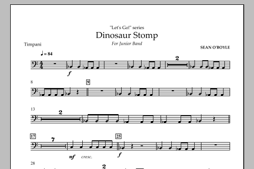 Produktbild zu:  Dinosaur Stomp - Timpani - 
