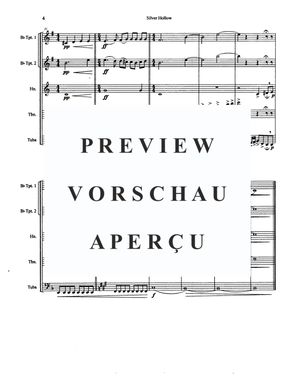 Produktgalerie: Seite 6 von 11 Silver Hollow, , BlechblÀserquintett