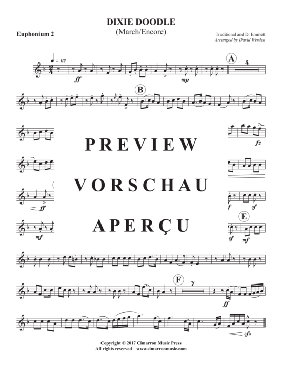 Product gallery: Page 9 of 11 Dixie Doodle , , (Tuba Quartett EETT)