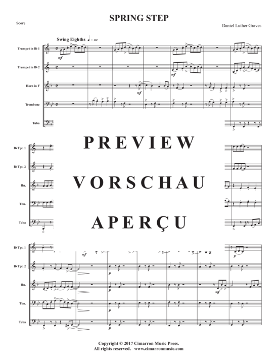 Produktgalerie: Seite 3 von 21 Spring Step , , (Blechbläserquintett)