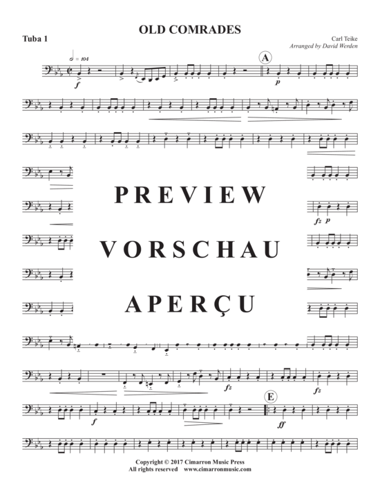 Product gallery: Page 17 of 20 Old Comrades , , (Tuba Quartett EETT)