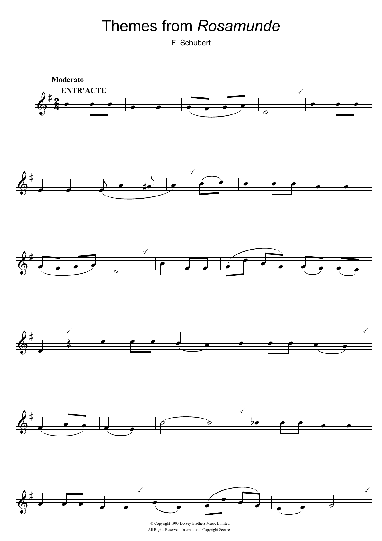 Product gallery: Page 1 of 1 Rosamunde Overture, Franz Schubert