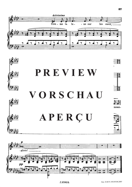 Product gallery: Page 7 of 7 Accompagnement Op.85 No.3, , Soprano Solo and Piano
