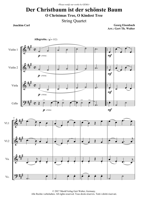 Produktbild zu: Der Christbaum ist der schönste Baum Georg Eisenbach