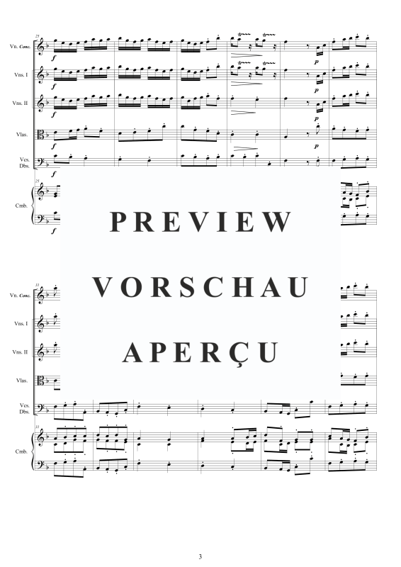 Product gallery: Page 4 of 11 Concerto No.10 in F-Dur Op.9, , Concertante Violin, String Ensemble, and Harpsichord (Bc)