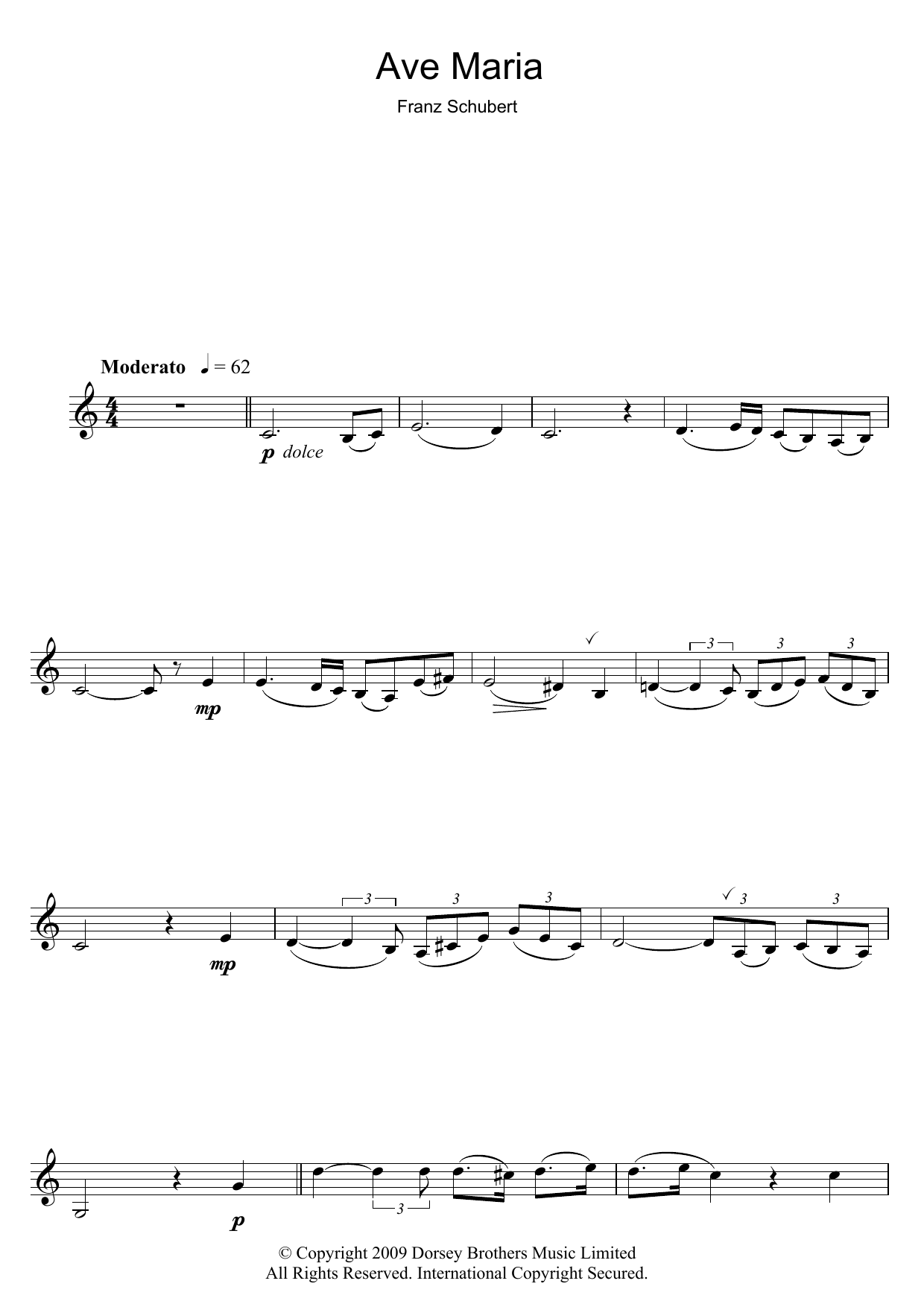Product gallery: Page 1 of 1 Ave Maria, Franz Schubert