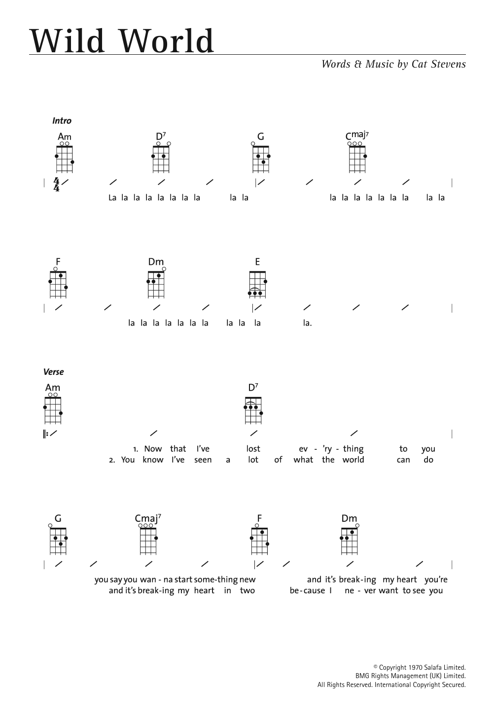 Product gallery: Page 1 of 1 Wild World, Cat Stevens