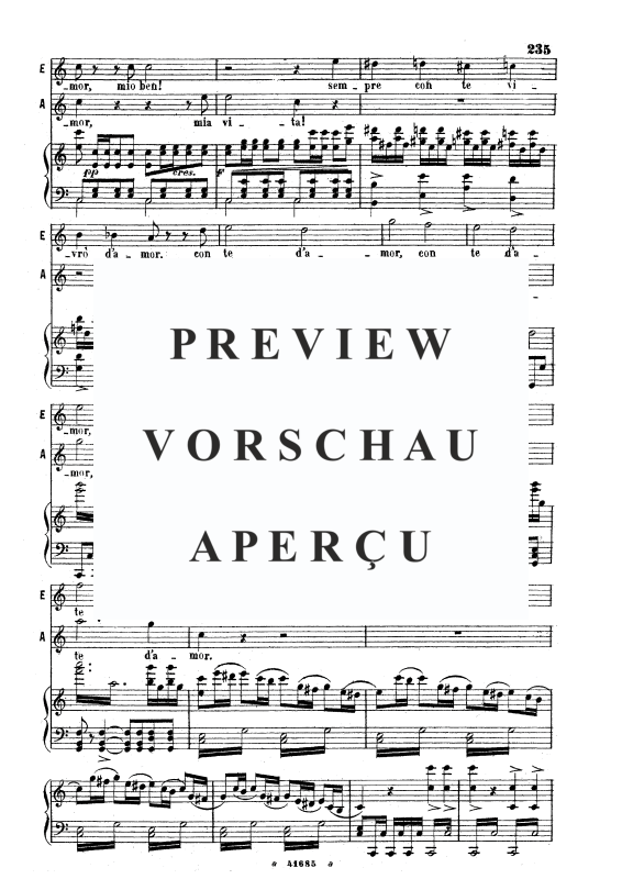 Produktgalerie: Seite 8 von 9 Qui la voce sua soave, , Gesang und Klavier