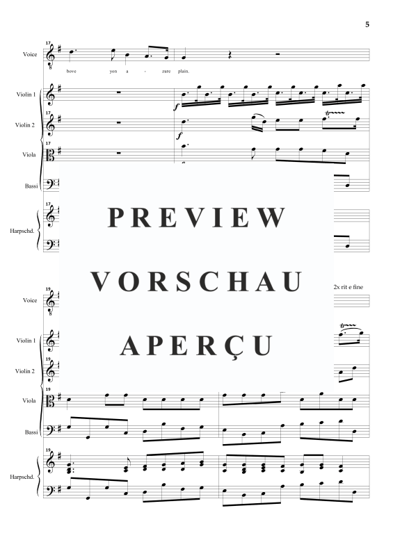 Produktgalerie: Seite 8 von 11 Waft her angels through the skies (aus Jephtha), , Tenor Solo und Streicher Ensemble BC