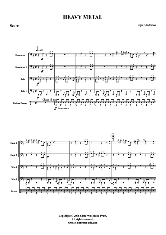 Product picture to: Heavy Metal Eugene Anderson