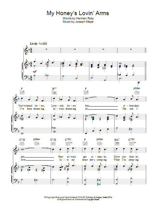 Produktbild zu: My Honey's Lovin' Arms
