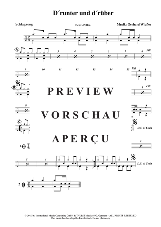 Product gallery: Page 5 of 8 Drunter und Drüber , Hofbräuhaus-Band, (Combo + 4 Horns)
