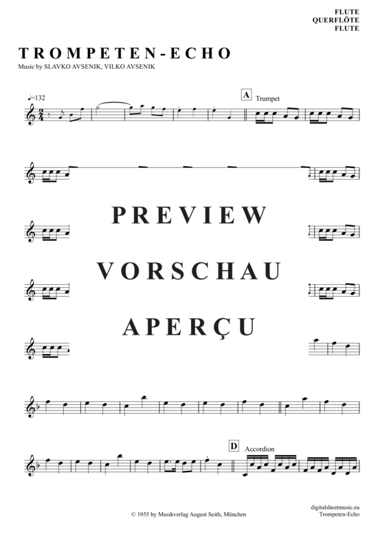 gallery: Trompeten Echo , Avsenik , Slavko, (Querflöte)